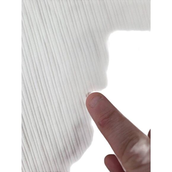 Spanx ribbed polo top In powder sz 3X - Picture 2 of 6